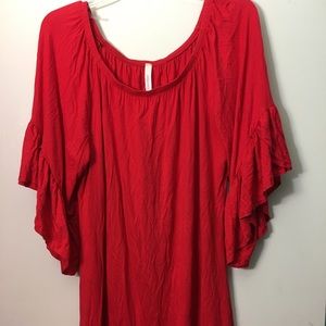 Red tunic